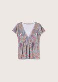 Sery patterned t-shirt BLU SURF Woman image number 4