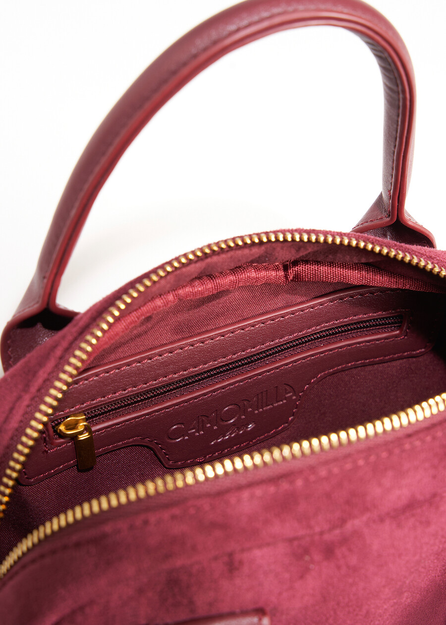 Blair faux suede handbag with handles NERO BLACKVIOLA VINACCIA Woman , image number 3