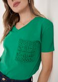 T-Shirt Sonia 100% Cotone VERDE GARDENROSA Donna immagine n. 2