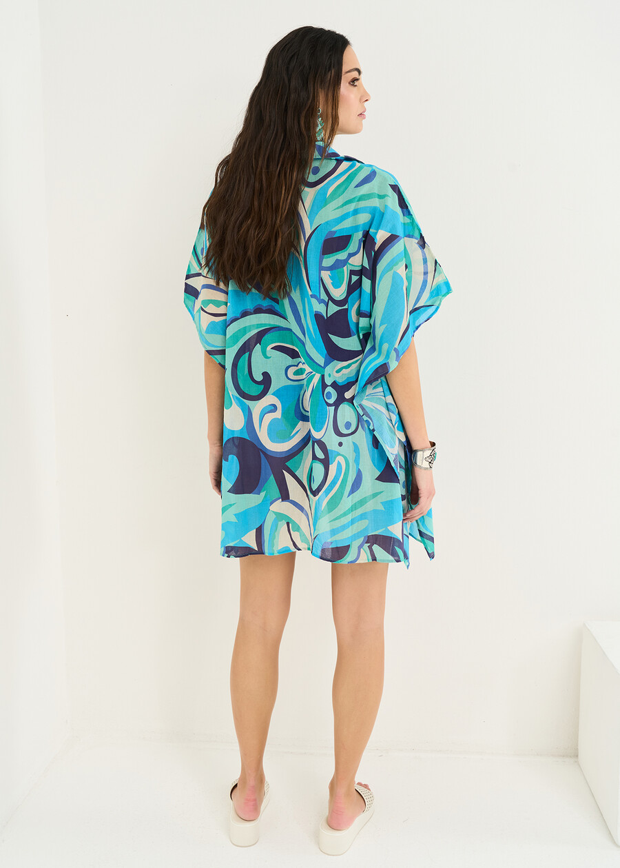 Kaftano Baila a camicia BLU Donna , immagine n. 5