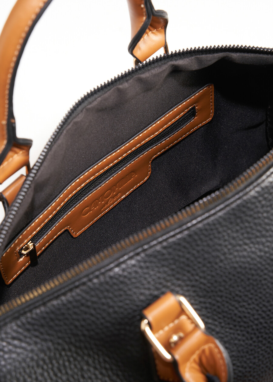 Bauletto Bowlbag-A bicolore NERO BLACK Donna , immagine n. 3