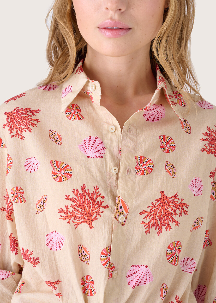 Camicia Clodis 100% cotone BEIGE SAFARI Donna , immagine n. 2