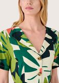 Abito Amarcord in jersey a fantasia VERDE SALAD Donna immagine n. 2