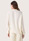Cabby 100% rayon twill blouse BEIGE LATTE Woman image number 3