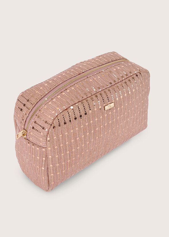 Beauty case Burton lurex NERO BLACKGOLD ROSE Donna null