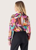 Cadid satin blouse NERO BLACK Woman image number 3