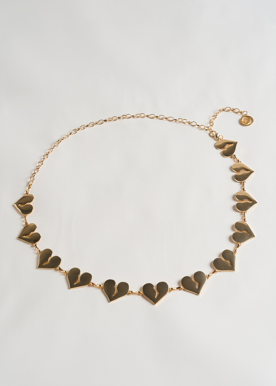 Cintura gioiello Callie con cuori GOLD Donna , immagine n. 1