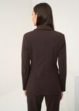 Blazer Giselle monopetto slim ROSSO BORDEAUXVERDE GARDENMARRONE Donna immagine n. 4