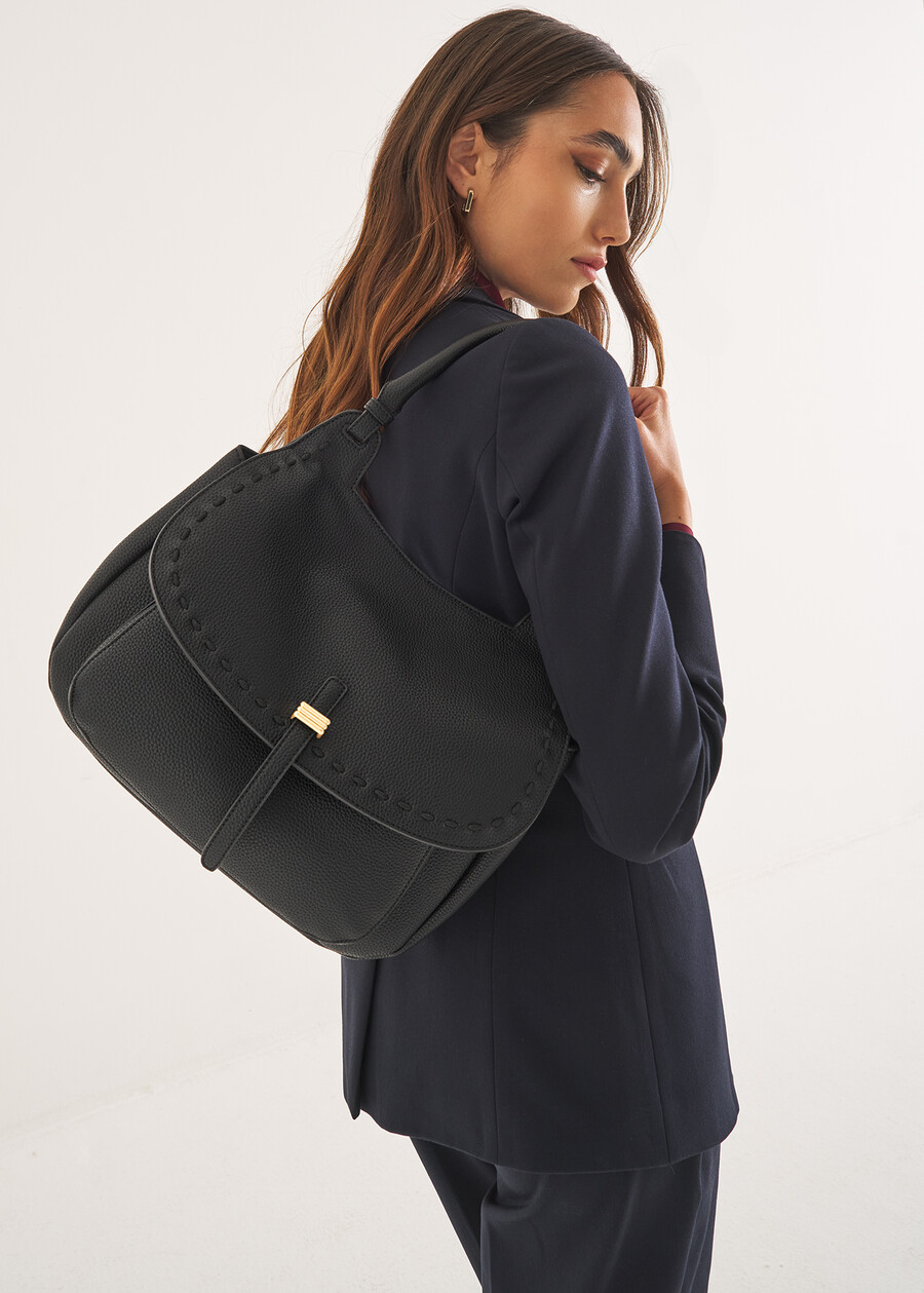 Sacca Beckley stampa cervo NERO BLACK Donna , immagine n. 1