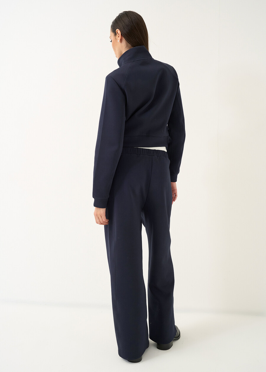 Pantalone Pat effetto doppio cintura BLU Donna , immagine n. 4