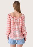 Sheryl printed blouse ROSSO LIPSTICK Woman image number 3