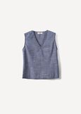 Top Taigo basic con scollo a V DENIM Donna immagine n. 5