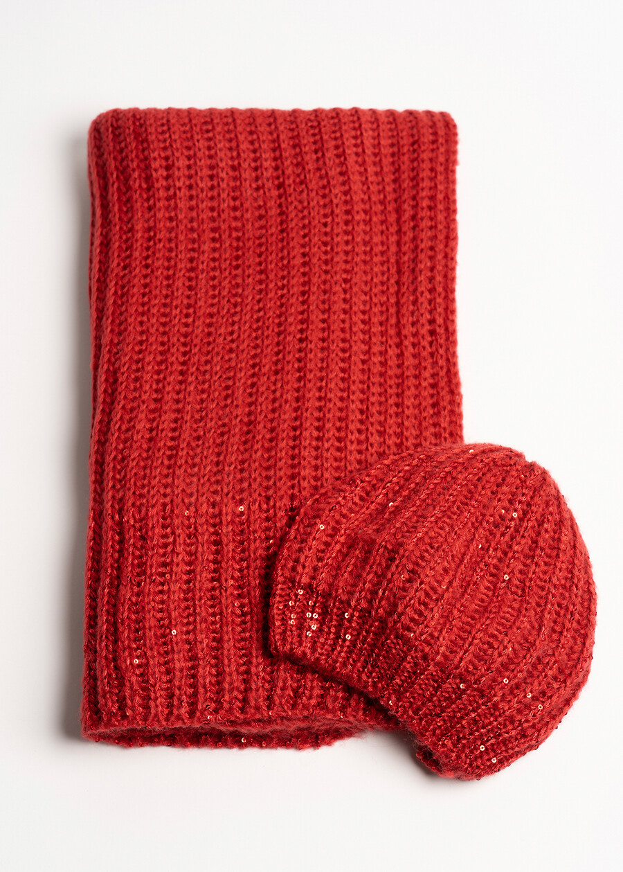 Sciarpa Sharon con paillettes ROSSOGRIGIO PERLA Donna , immagine n. 4