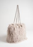 Friends Bahia faux fur shoulder bag GRIGIO GREY Woman image number 2