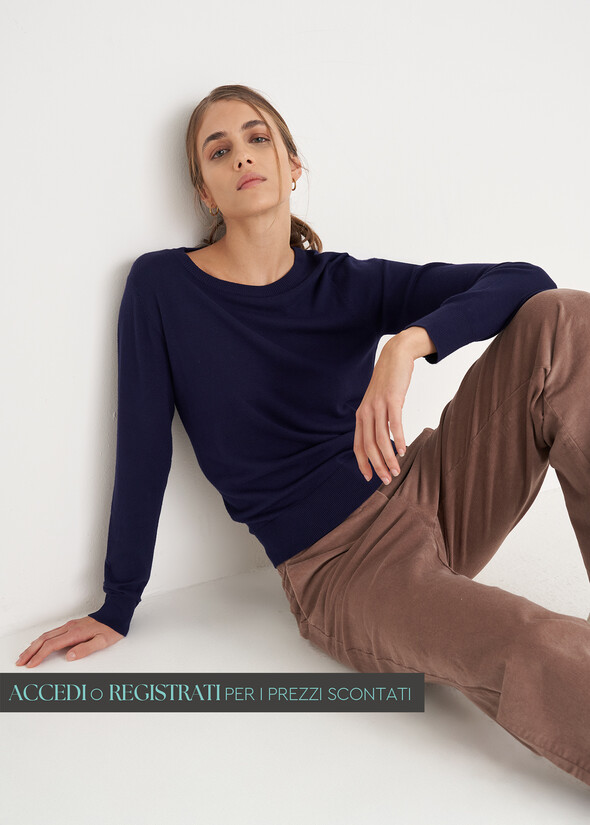 Maglia Mendys in viscosa BLU Donna null