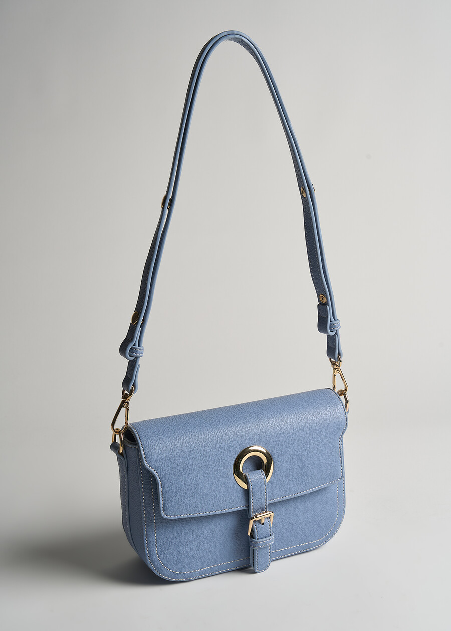 Baxy deer-print shoulder bag BIANCO WHITEAZZURO AZZURROBLU Woman , image number 2