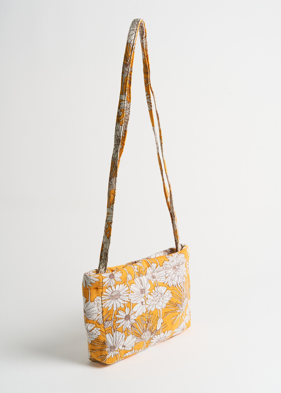 Borsa Baylor tracolla cotone ARANCIONE Donna , immagine n. 2