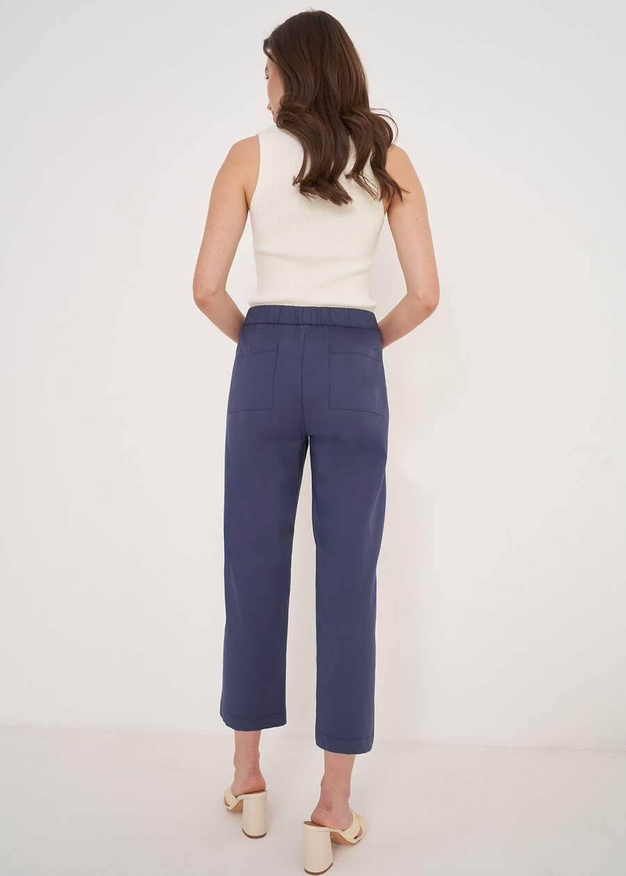 Pinocchietto Peddy In Cotone BLU AVION Donna , immagine n. 4