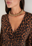 Glory choker necklace with microbeads GRIGIO GUNMETALGOLD Woman image number 2