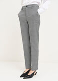 Alice micro check trousers NERO BLACK Woman image number 4