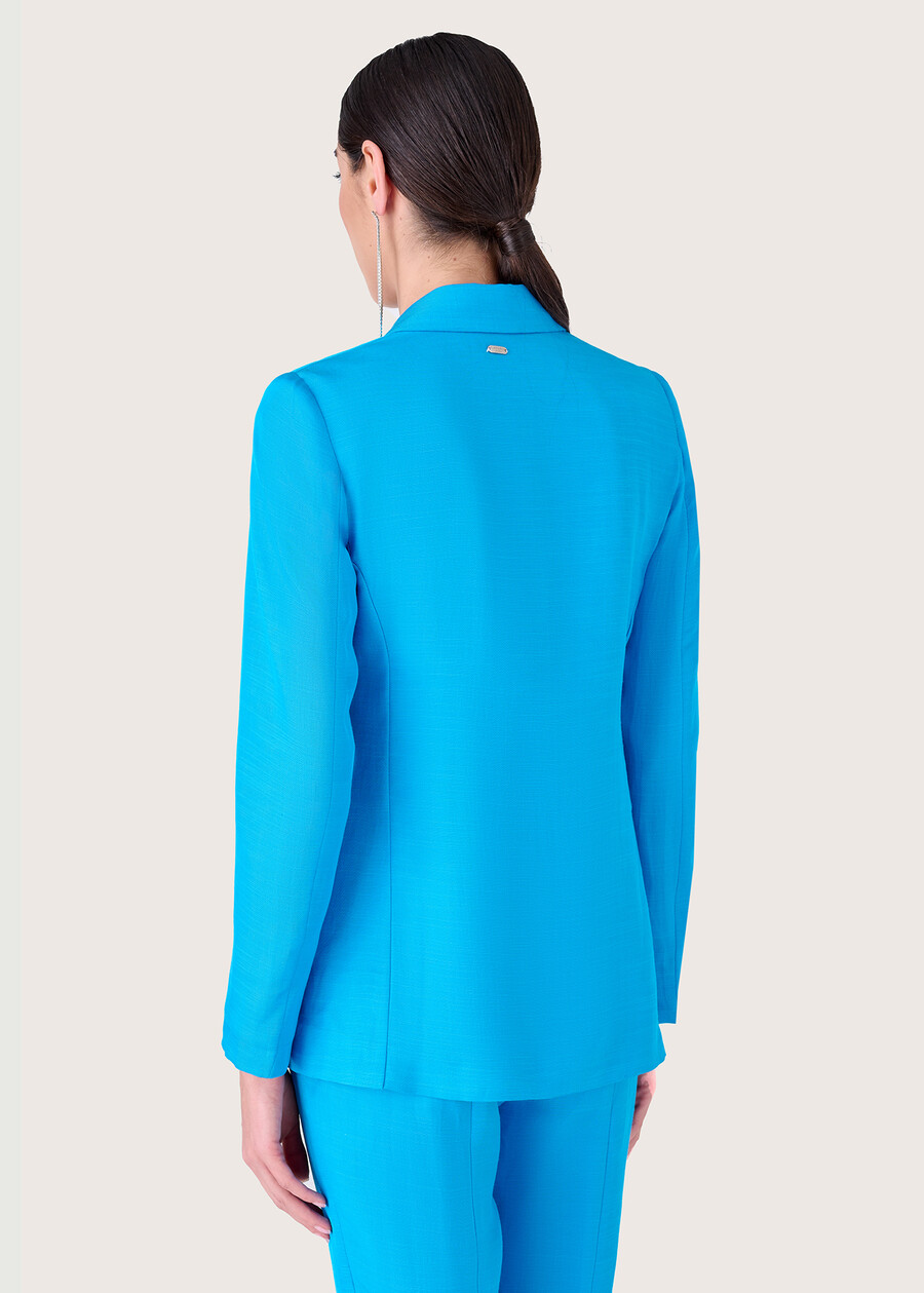 Giacca in misto lino Giasmine BLUE PACIFICMARRONE MOKA Donna , immagine n. 3