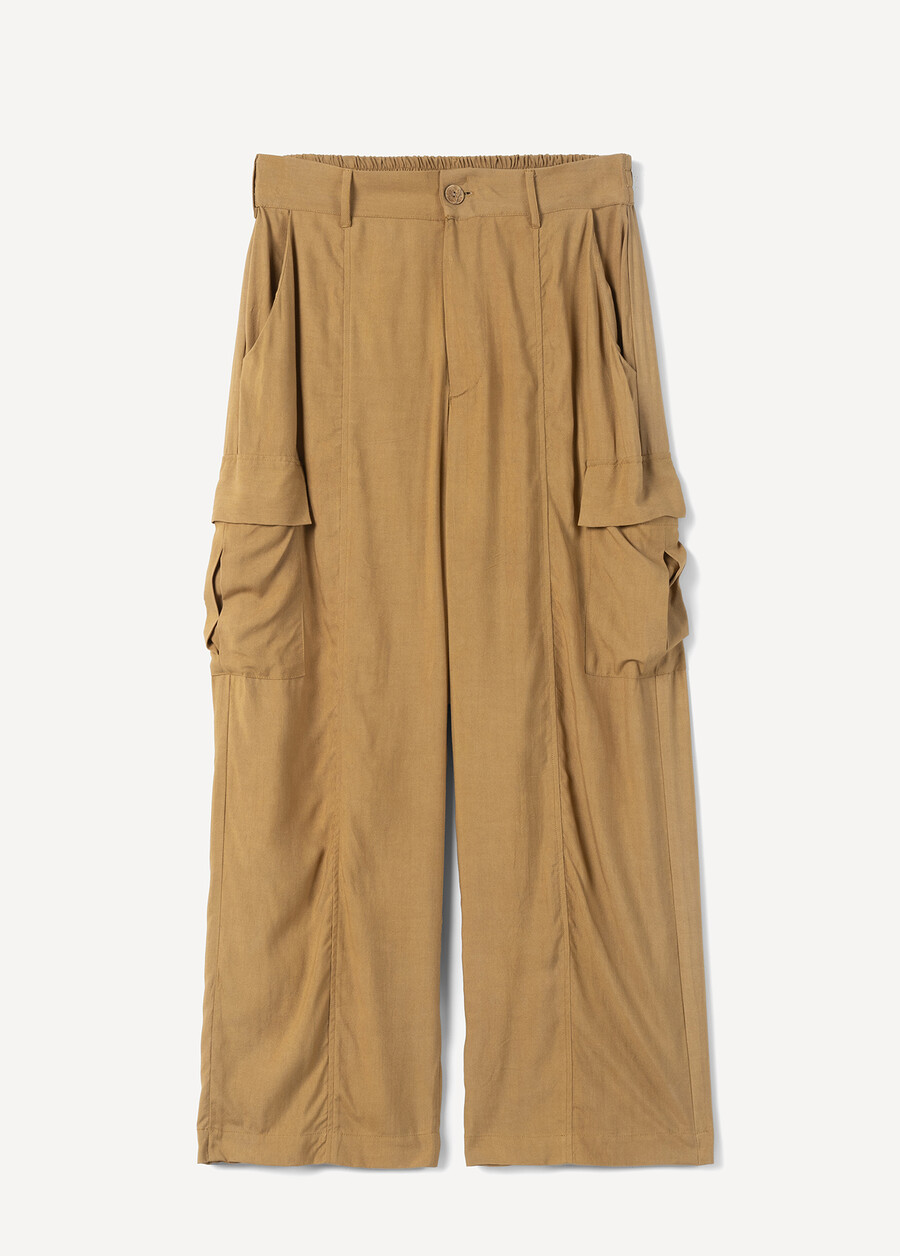 Praiano Vargo-Style Trousers BEIGE DUNENERO BLACK Woman , image number 5