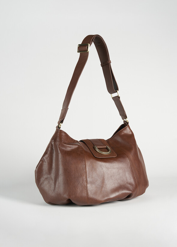 Boara 100% genuine leather sack bag MARRONE Woman null