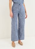 Pantaloni Piggy gamba larga DENIM Donna immagine n. 3