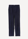 Alice-E linen e viscose trousers BLUMARRONE JAVABIANCO WHITEBLUE TURCHESE Woman image number 6