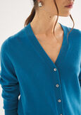 Cardigan Clooney in lana e cashmere ROSSO MAGENTAVERDE PAVONE Donna immagine n. 2