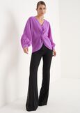 Blusa Benoit in georgette VIOLA MULBERRY Donna immagine n. 4