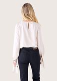 Blusa Clin in satin BEIGE LATTEBLUE COLONIAL Donna immagine n. 3