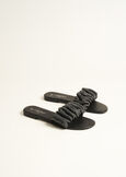 Stars Sandal With Ruffles And Rhinestones NERO BLACK Woman image number 2
