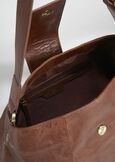 Borsa a sacca Boara 100% vera pelle MARRONE Donna immagine n. 3