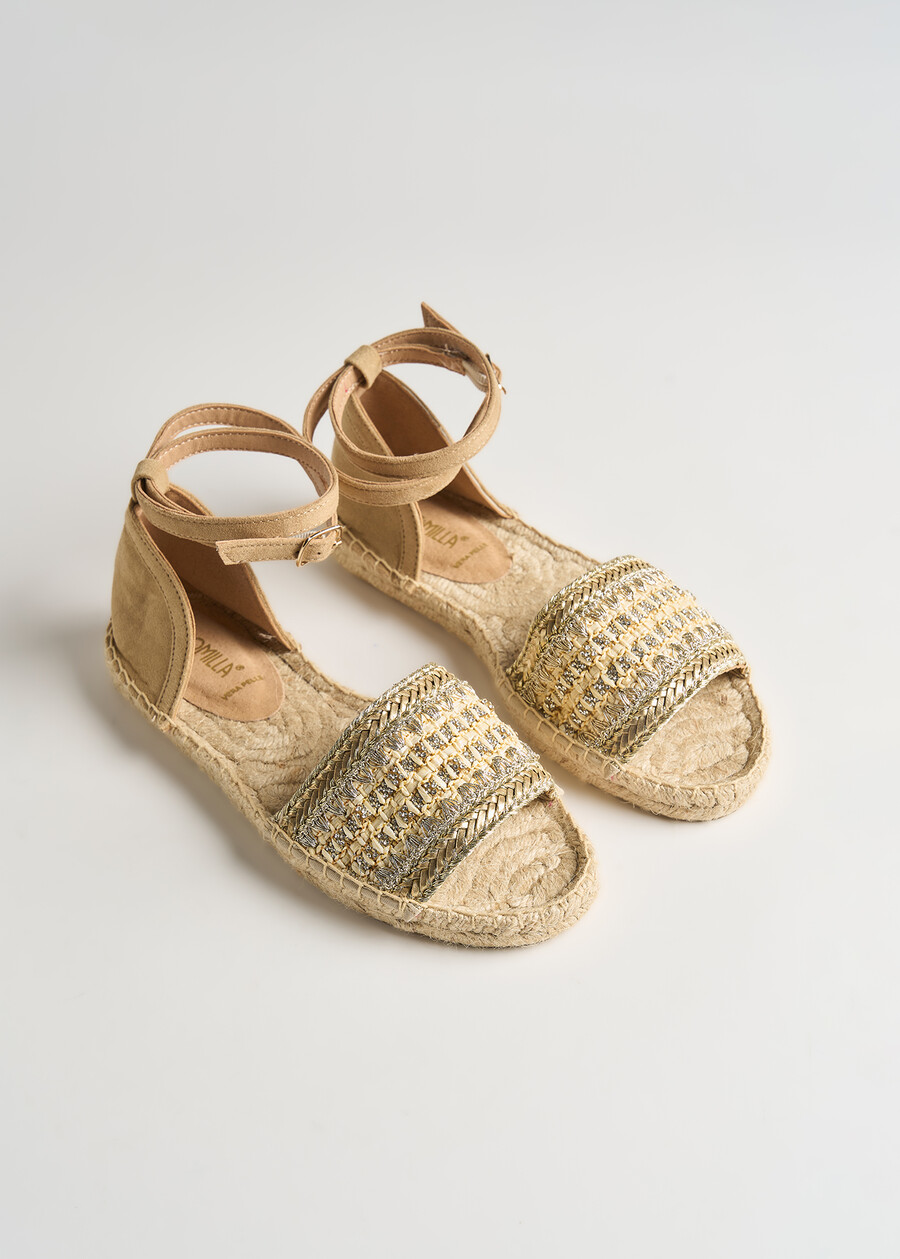 Espadrillas Silvy ricami oro GOLD Donna , immagine n. 2