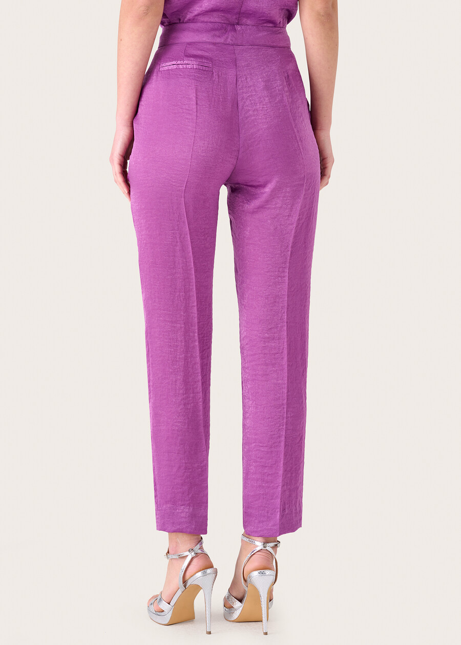 Pantaloni Alice effetto bagnato VIOLA GRAPE Donna , immagine n. 4