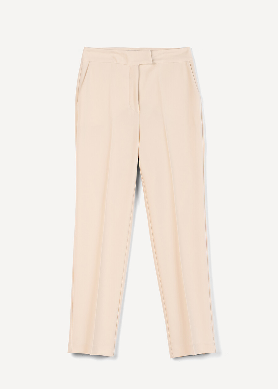 Pantaloni Alba a gamba larga in cady ARANCIONEBEIGE Donna , immagine n. 6