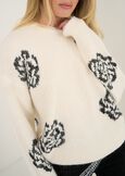 Maglia Marilyn con mini paillettes BEIGE LATTE Donna immagine n. 3