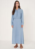 Gonna Gus in cotone e lino
 DENIM MEDIUM DENIM Donna immagine n. 2