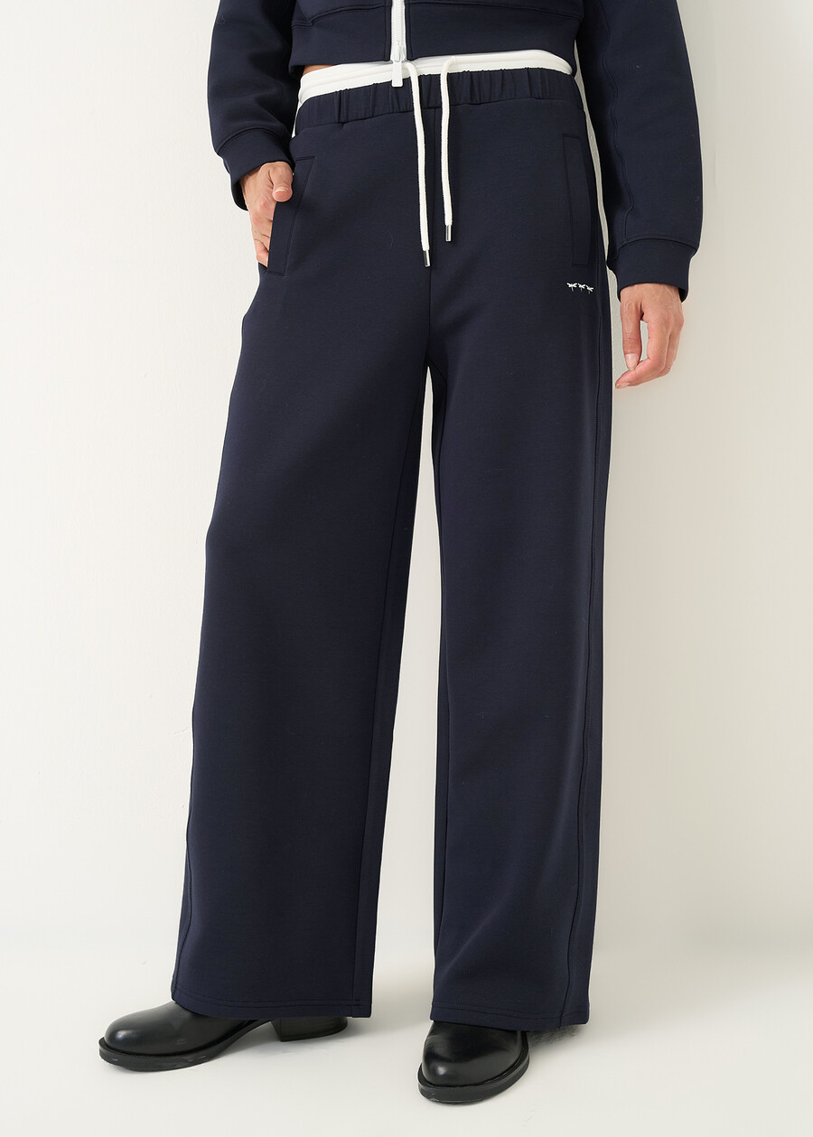 Pantalone Pat effetto doppio cintura BLU Donna , immagine n. 2