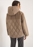 Paiper short puffer with hood GRIGIO TORTORA Woman image number 4