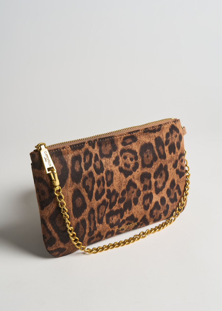 Tonga bag animalier sauvage MARRONE CARAMELLO Donna , immagine n. 2