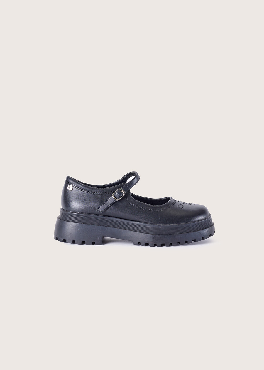 Scarpa Sira in ecopelle NERO BLACK Donna , immagine n. 4
