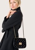 Pochette Bertha in velluto NERO BLACKVIOLA MOSTO Donna immagine n. 1