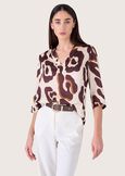 Blusa Sara in satin BEIGE Donna immagine n. 1