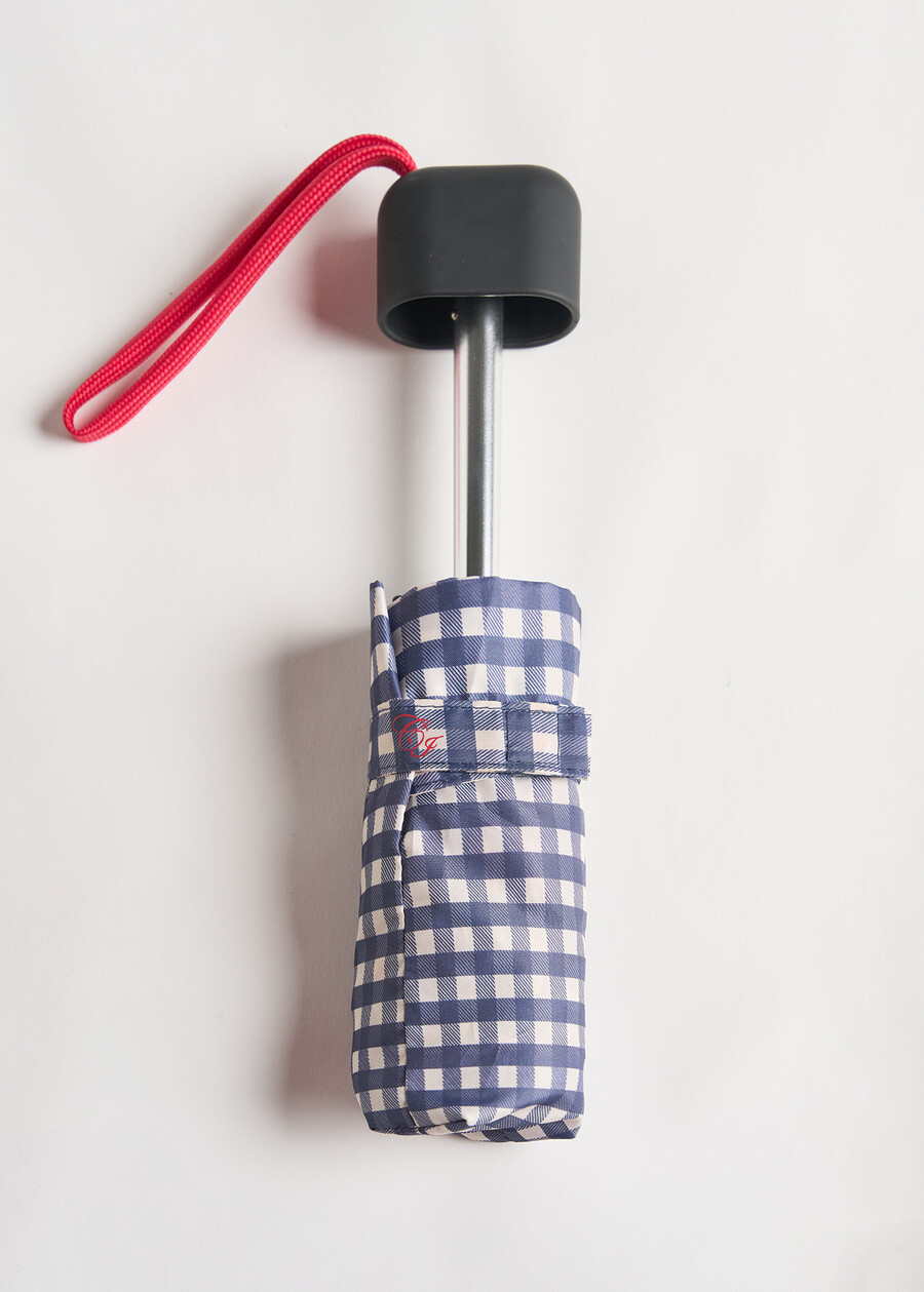 Small Vichy umbrella with dragonflies BLU Woman , image number 2