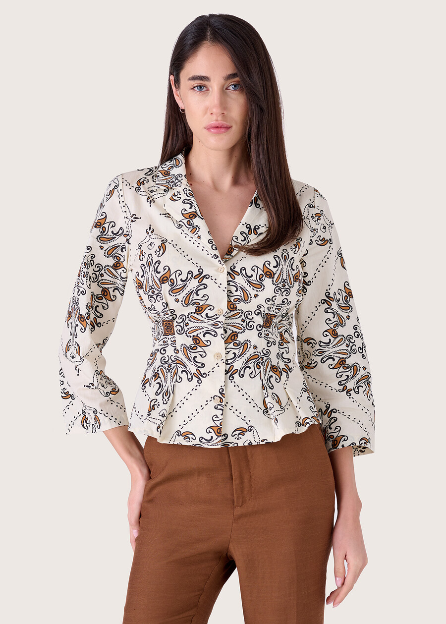 Camicia Camilla in 100% cotone BEIGE LIGHT BEIGE Donna , immagine n. 1