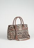 Belly Black animalier shopping bag NERO BLACK Woman image number 2