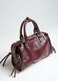 Baku faux leather bowling bag ROSSO BORDEAUX Woman image number 2