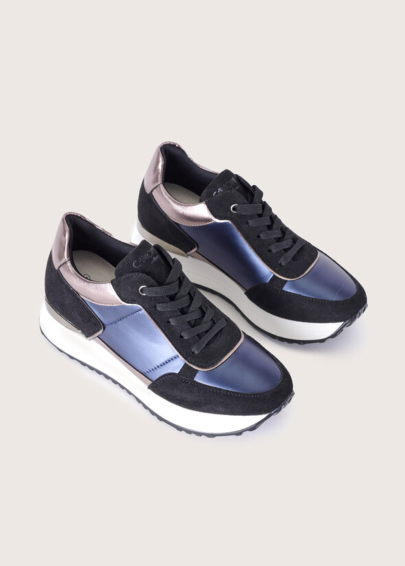 Sherly multi-material sneakers ROSSO SYRAHBLU LAGUNA Woman null